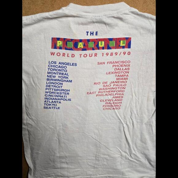 Vintage Paul McCartney Shirt Tour 1989-90 Single Stitch L - Picture 8 of 8